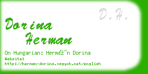 dorina herman business card